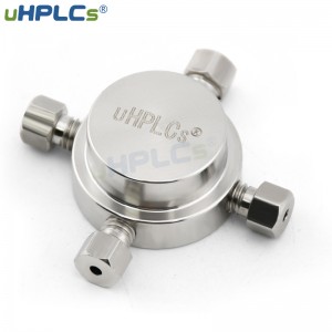 Stainless Steel HPLC Unions, Tees, and Crosses for HPLC, 10-32 threads