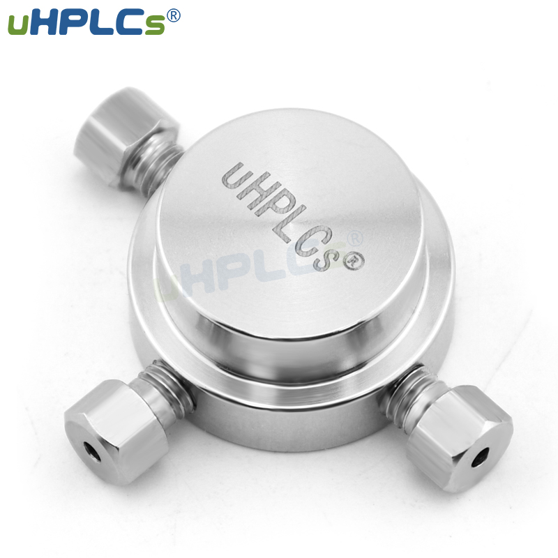 HPLC Stainless Steel Tee 1/16″ (120°), 10-32 threads hplc connector