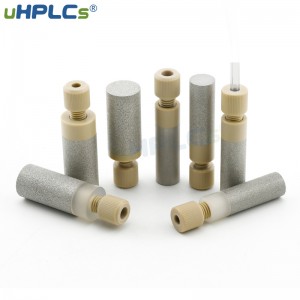 HPSIF-POC1 Solvent Inlet Filter SS, SS/PCTFE threaded for 1/8”O.D. Teflon Tubing