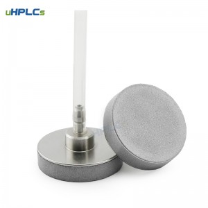 UHPLCS Stainless Steel Perfect Peak Suction Solvent Inlet Filter for HPLC System,ID2.2 D23.5xL5.4mm