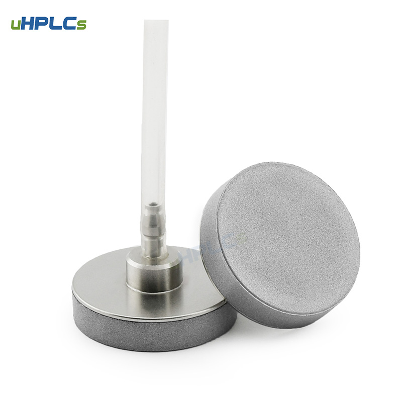 UHPLCS Stainless Steel Perfect Peak Suction Solvent Inlet Filter for HPLC System,ID2.2 D23.5xL5.4mm