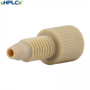 Fingertight One Piece 10-32 Peek Nut Regular Type For HPLC Column