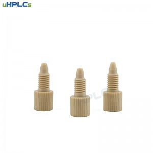 Fingertight One Piece 10-32 Peek Nut Regular Type For HPLC Column