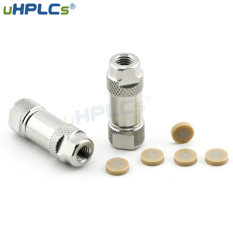 High-Pressure UHPLC Stainless Steel Inline Filter Holder with 2.0µm Frit