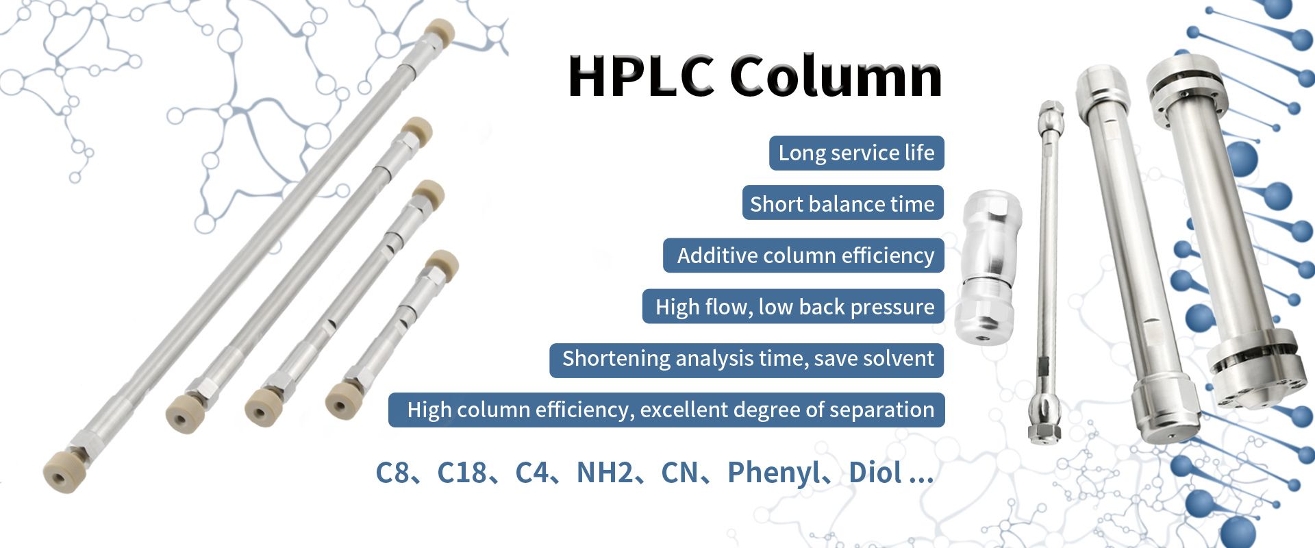 HPLC Column Supplier in china banner
